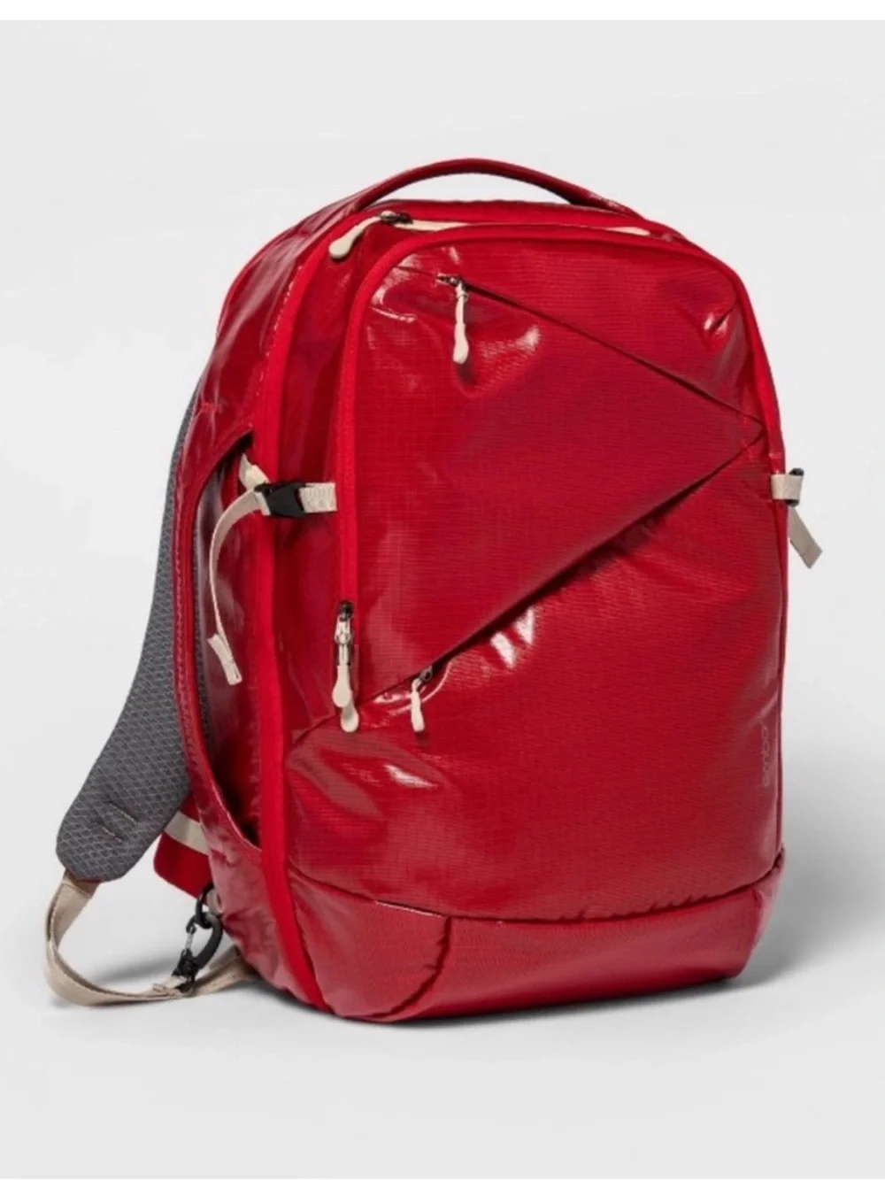 RARE 35L Adventure 20'' Travel Backpack Ripstop Red NWOT‎